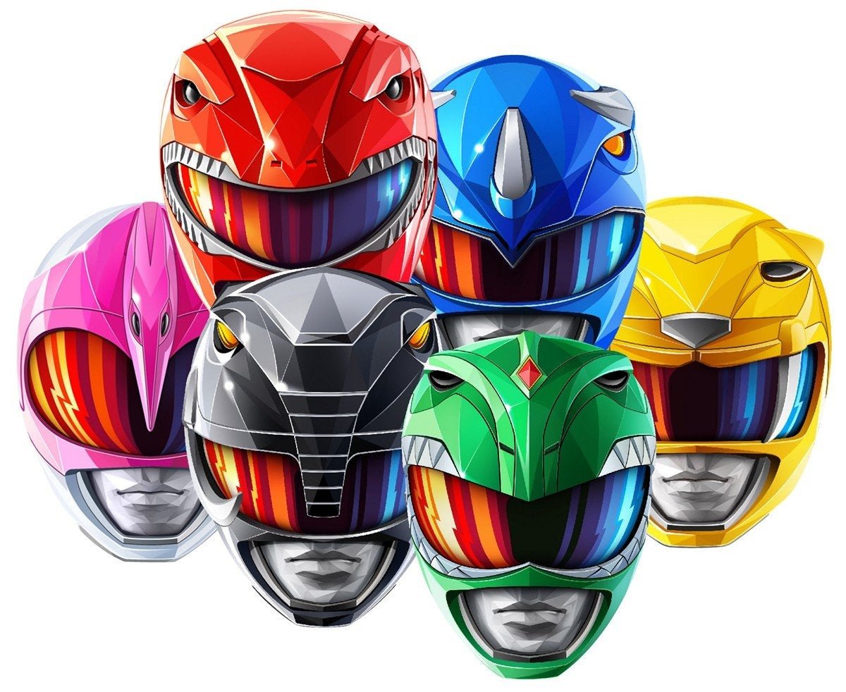 Power Rangers mask, children's birthday party decoration – kinderparties.ch