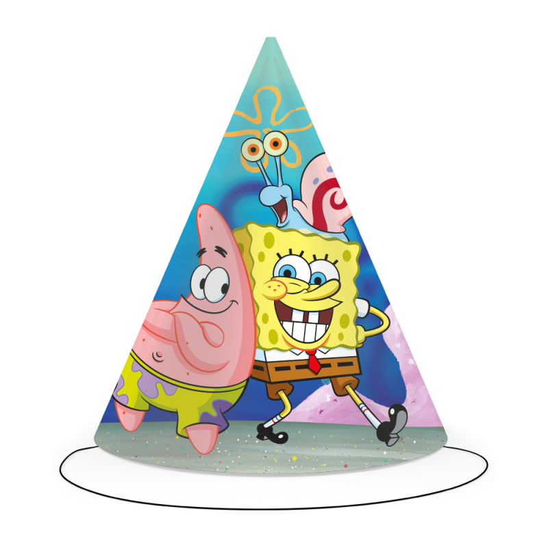 Party Deko Set SpongeBob Geburtstag, 58-teilig für 6-8 Kinder
