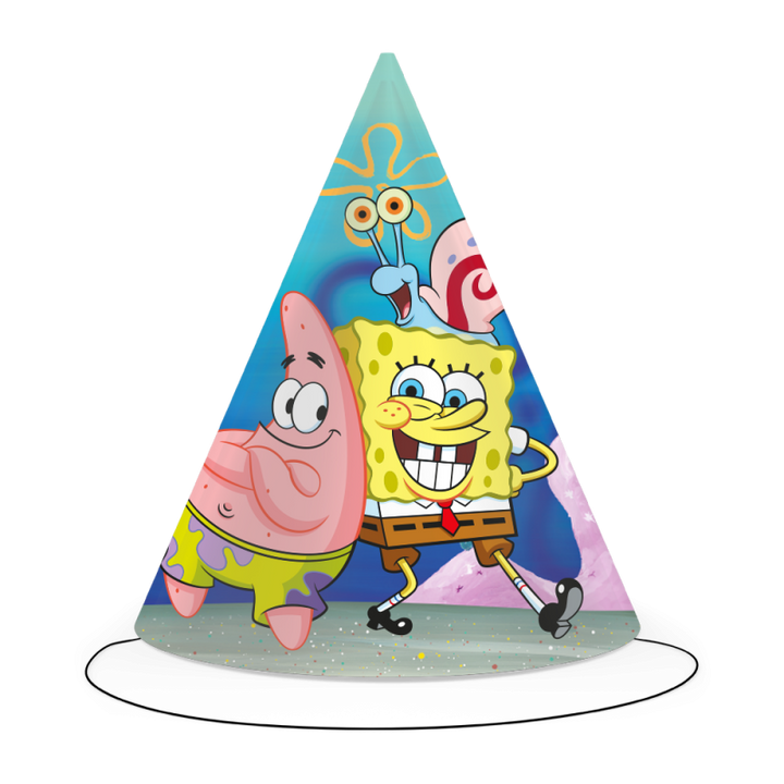 Party Deko Set SpongeBob Geburtstag, 58-teilig für 6-8 Kinder