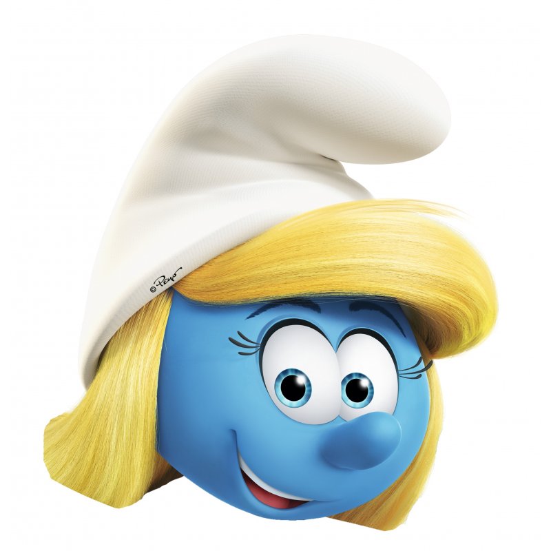 Puffi, maschera, confezione da 6