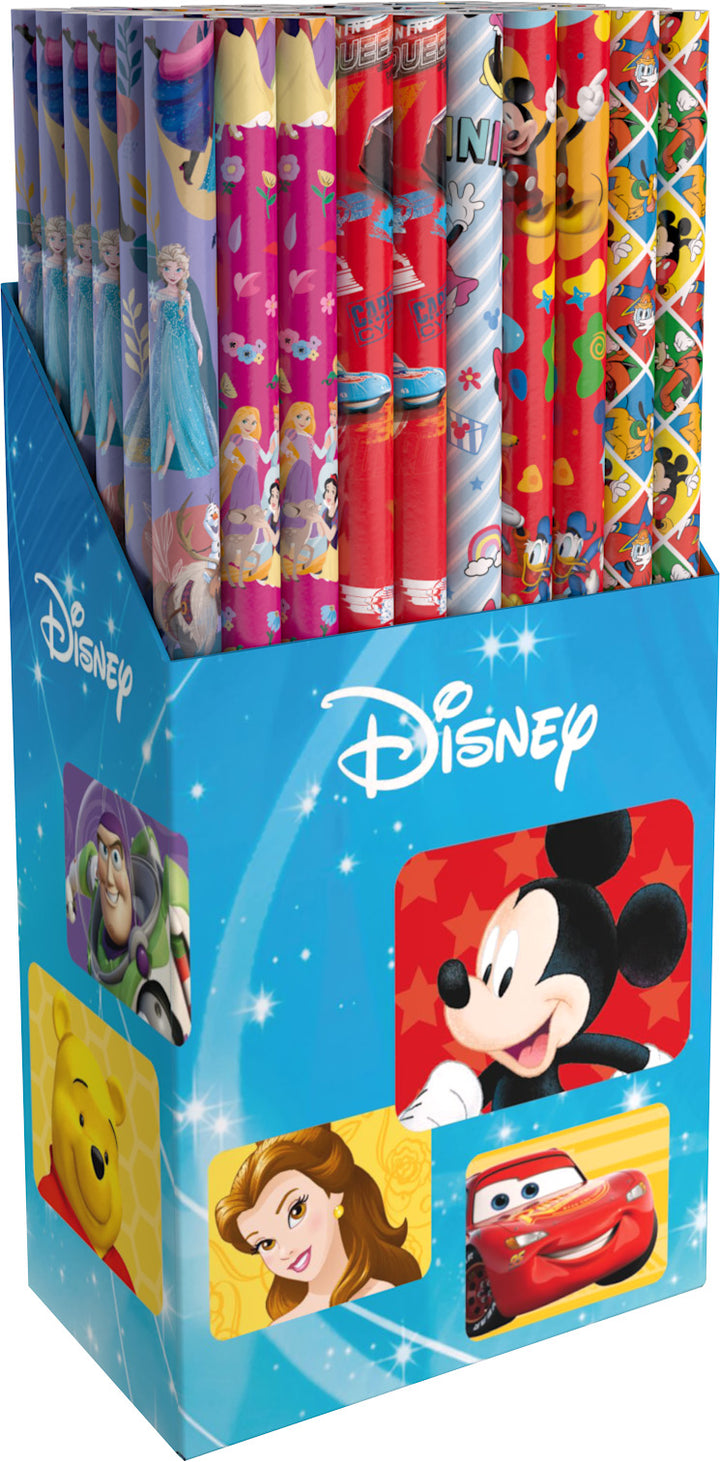 Disney Geschenkpapier, 6 versch. Muster, 70 X 200 cm kinderparties-shop