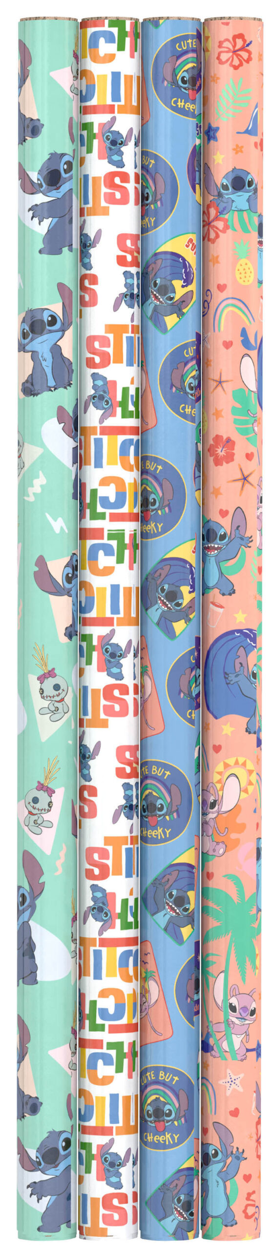 Disney-Stitch-Geschenkpapier-Lilo-&-Stitch-Motto-1-Rolle-weiss