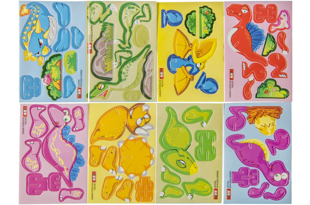 3D Puzzle Dino, 1 Dino, versch. Motive kinderparties-shop