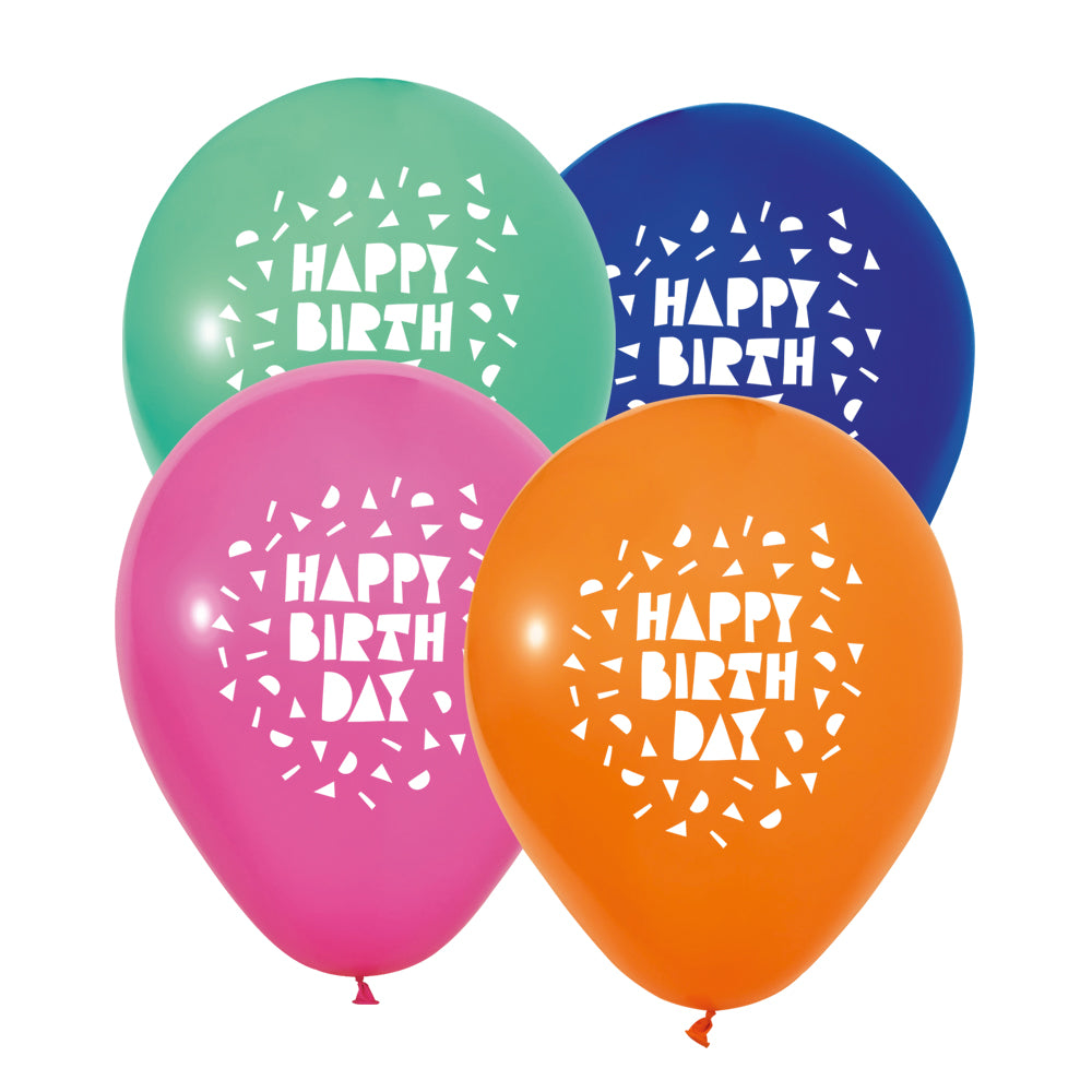 Luftballons-Happy-Birthday-Bunter-Mix-8-Stück