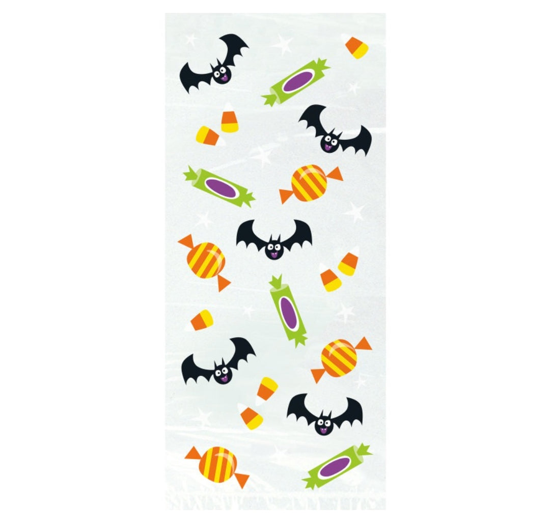 Zellphan Tüten Halloween & trick or treat, Fledermaus, 20 Stück