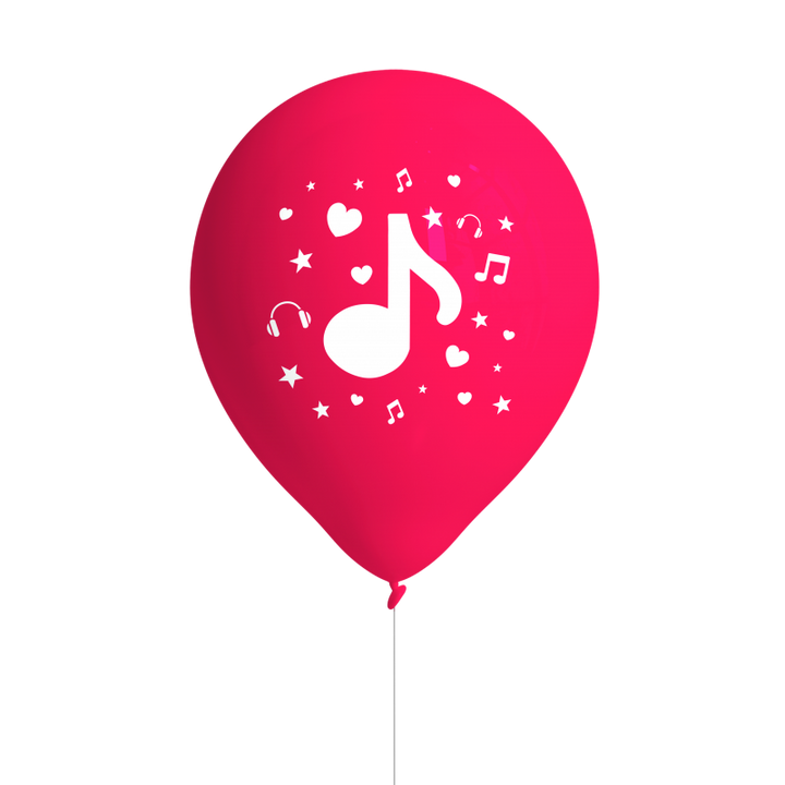 Dance & Musik, Luftballons, 8er Pack
