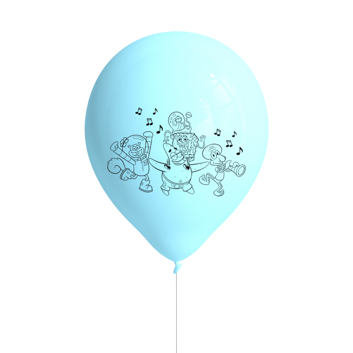 Party Deko Set SpongeBob Geburtstag, 58-teilig für 6-8 Kinder