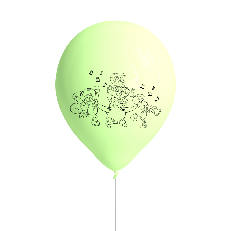 Party Deko Set SpongeBob Geburtstag, 58-teilig für 6-8 Kinder