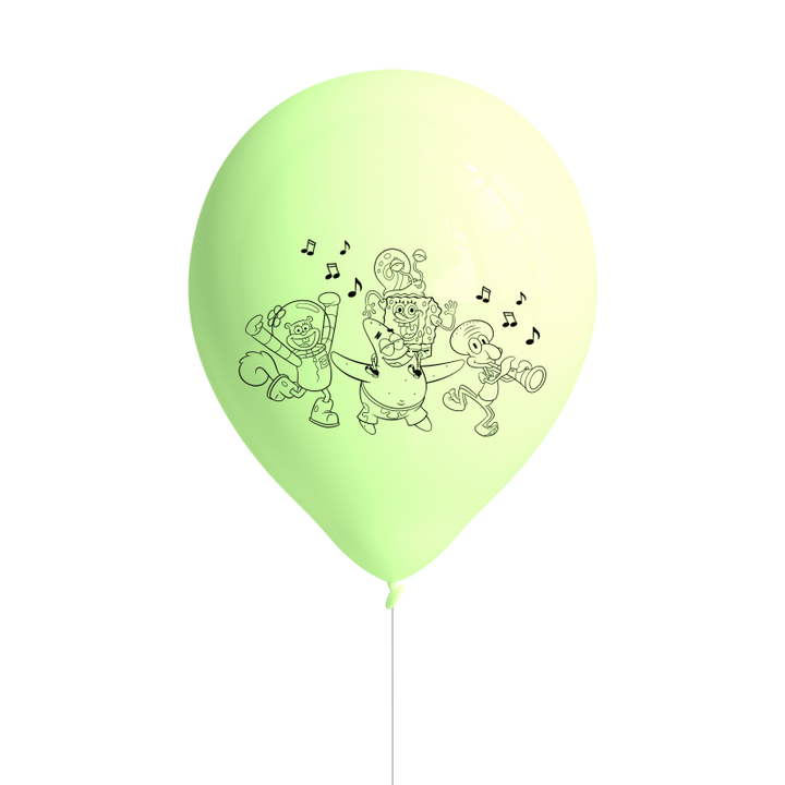 Party Deko Set SpongeBob Geburtstag, 58-teilig für 6-8 Kinder