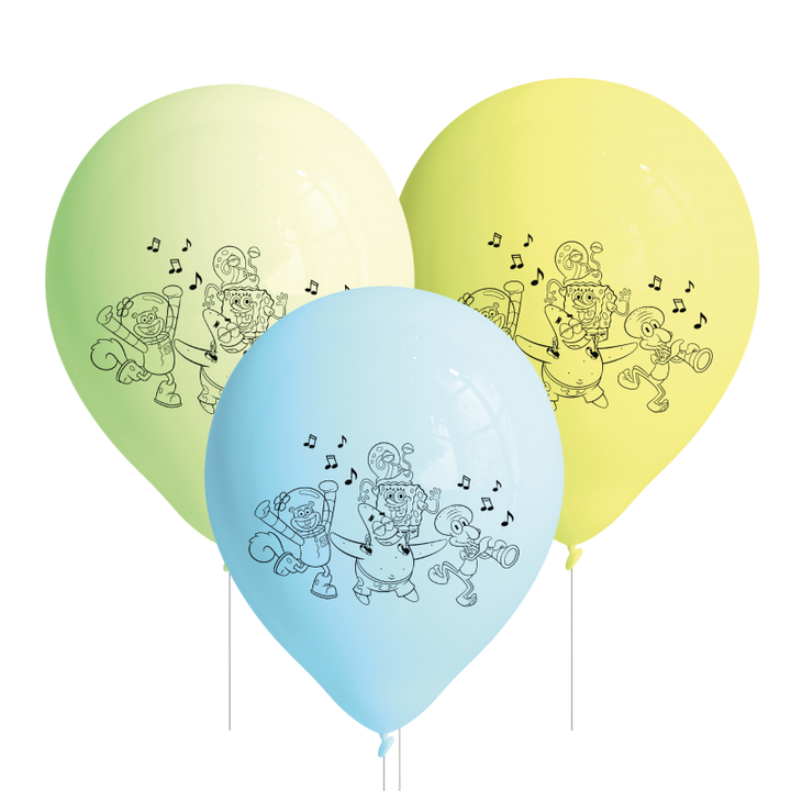 Party Deko Set SpongeBob Geburtstag, 58-teilig für 6-8 Kinder