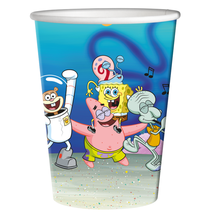 Party Deko Set SpongeBob Geburtstag, 58-teilig für 6-8 Kinder