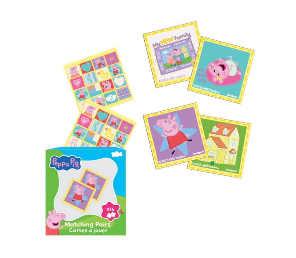 Peppa Wutz Memory Spiel, 16 Kartenpaare