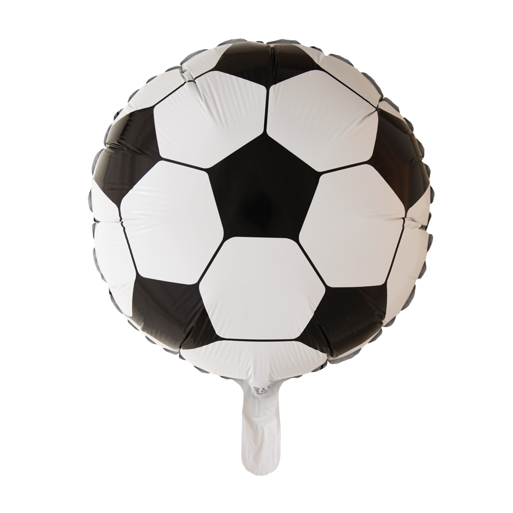 Fussball Folienballon, die perfekte Deko für die Fussballparty, 46 cm