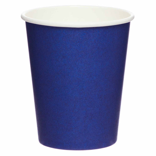 Partybecher, unifarben Blueberry Blau, 8er Pack kinderparties-shop