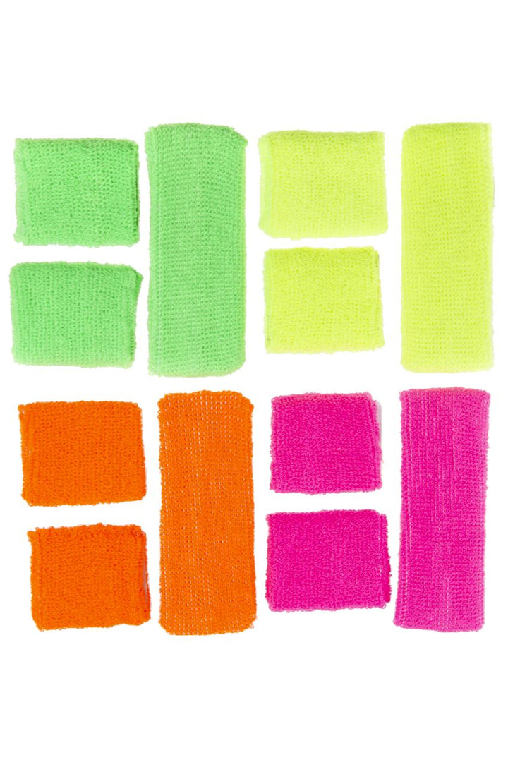 Partyspass-Schweissband-Neon-Farben-Mix-3er-Pack