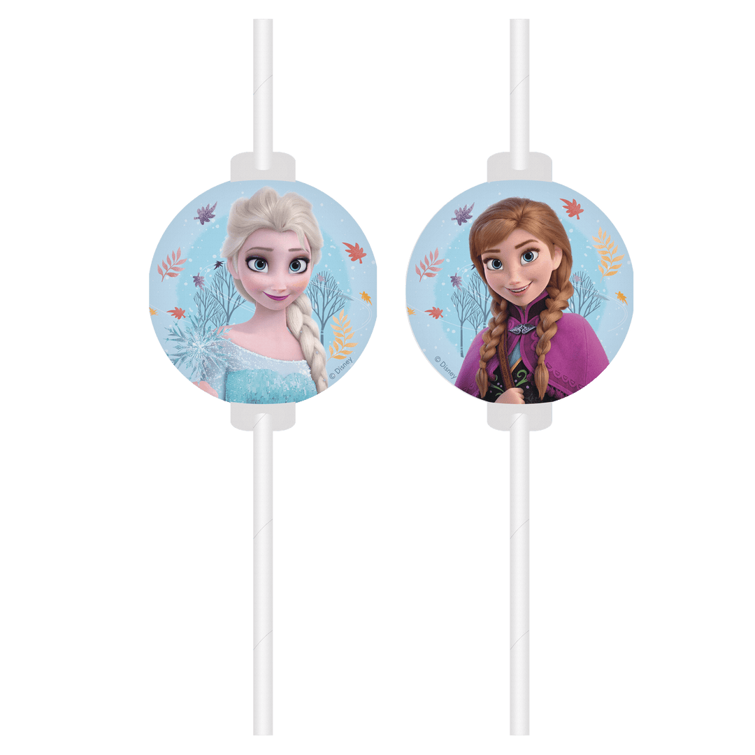 Trinkhalme-Frozen-Idyllic-Wonder-Anna-&-Elsa-4-Stück
