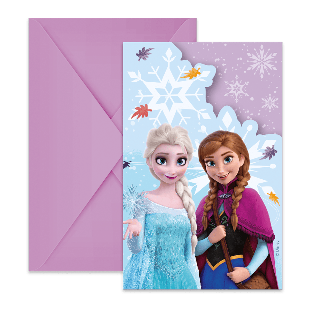 Einladungskarten Frozen Idyllic Wonder, inkl. Couverts, 6 Stück