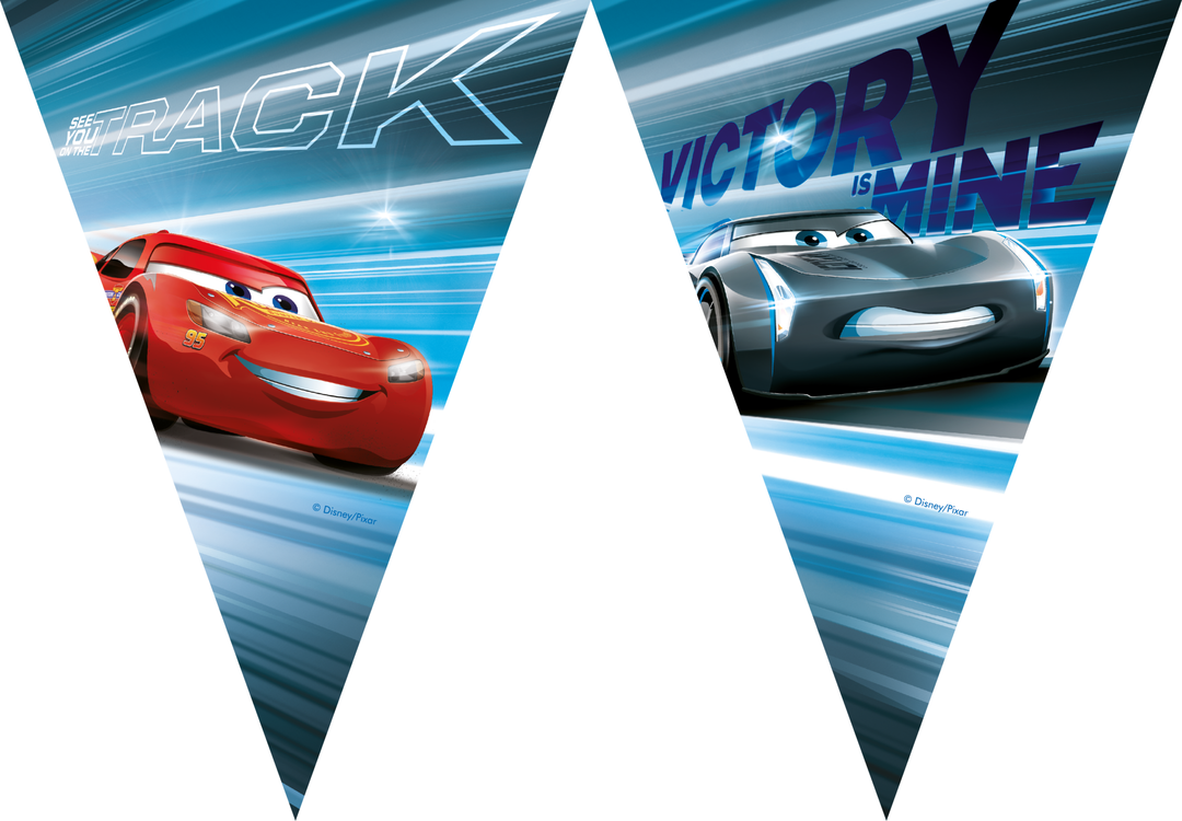 Wimpelkette-Disney-Cars-Victory-Is-Mine-Papiergirlande-mit-9-Wimpeln-2-3-m