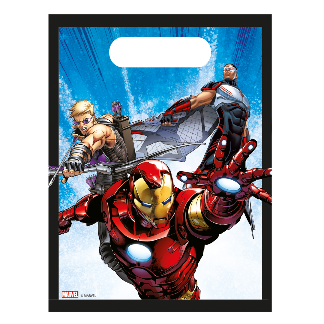 Mitgebsel Tüten Avengers Evergreen, Papier, 4er Pack