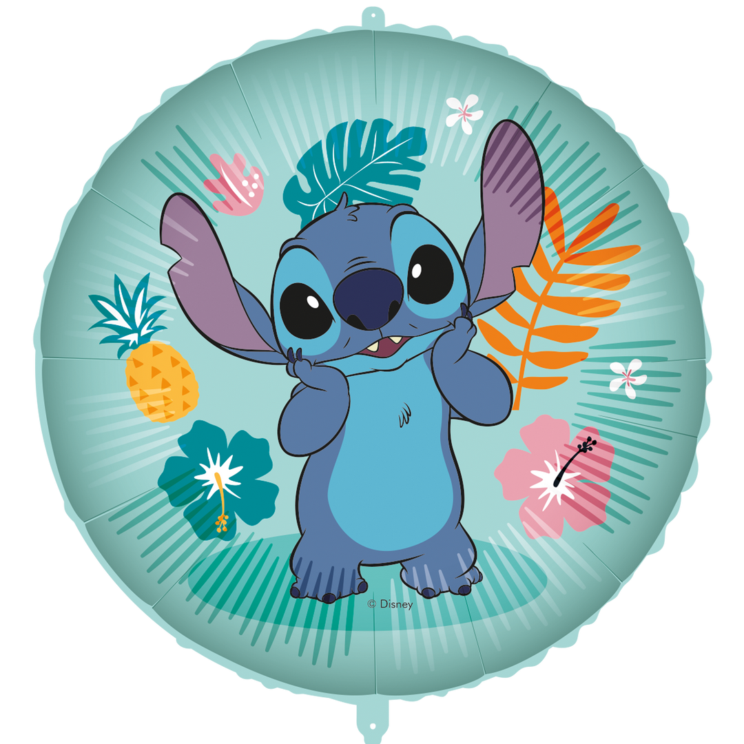 Folienballon-Stitch-&-Angel-Hawaii-rund-46-cm