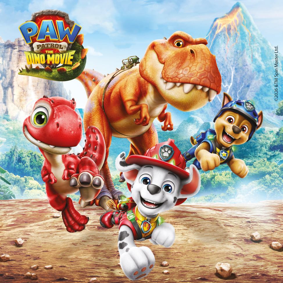 Servietten Paw Patrol 3 Dino Movie, 20 Stück, 33 x 33 cm