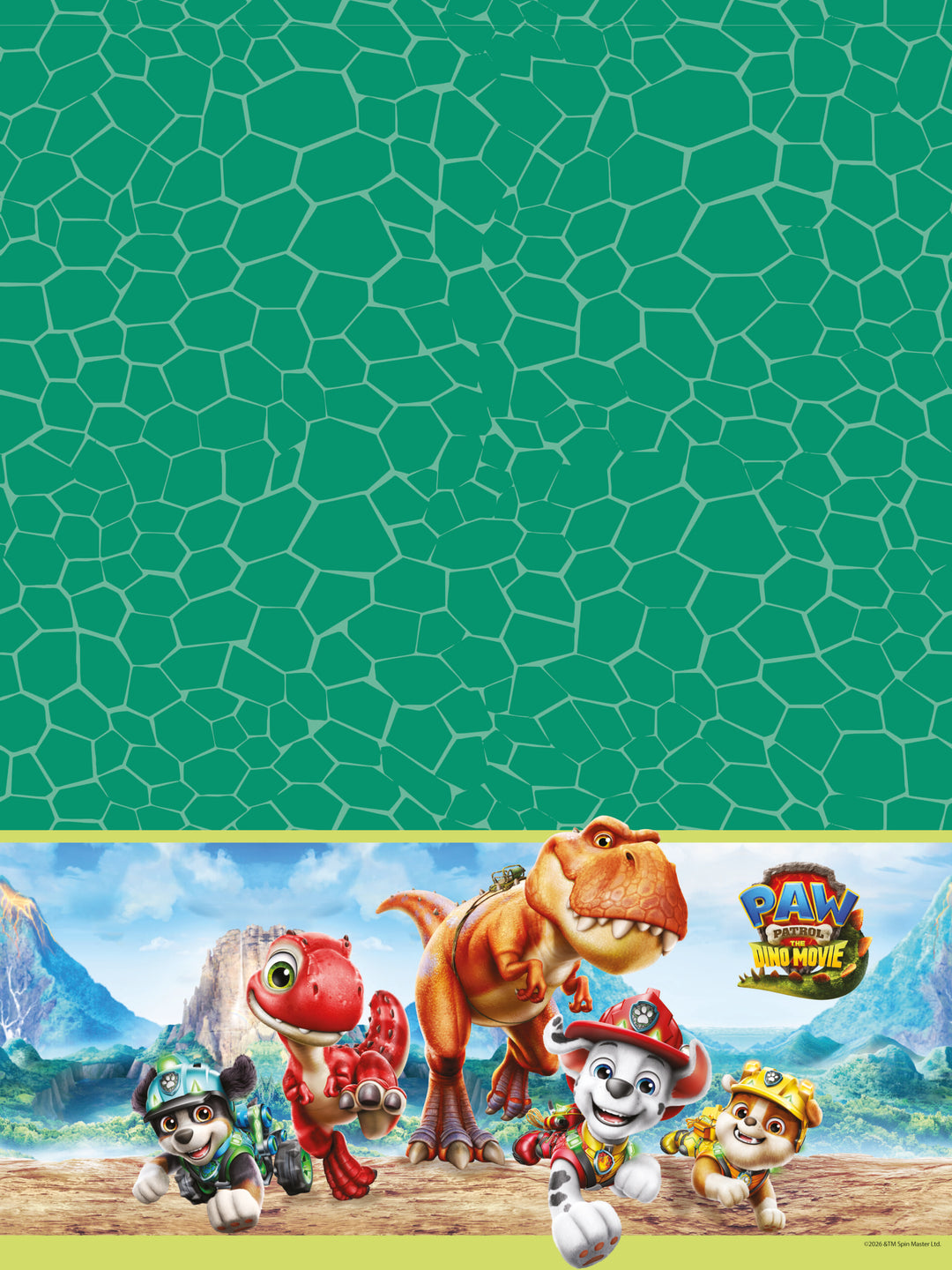 Tischdecke Paw Patrol 3 Dino Movie, 120 x 180 cm