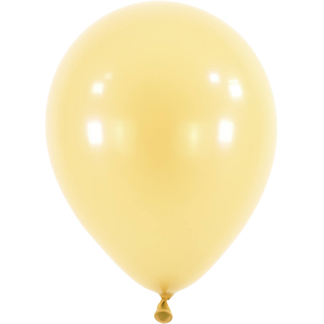 Megapack kleine Luftballons Vanilla Cream, Eco, Ø 12 cm, 100 Stück