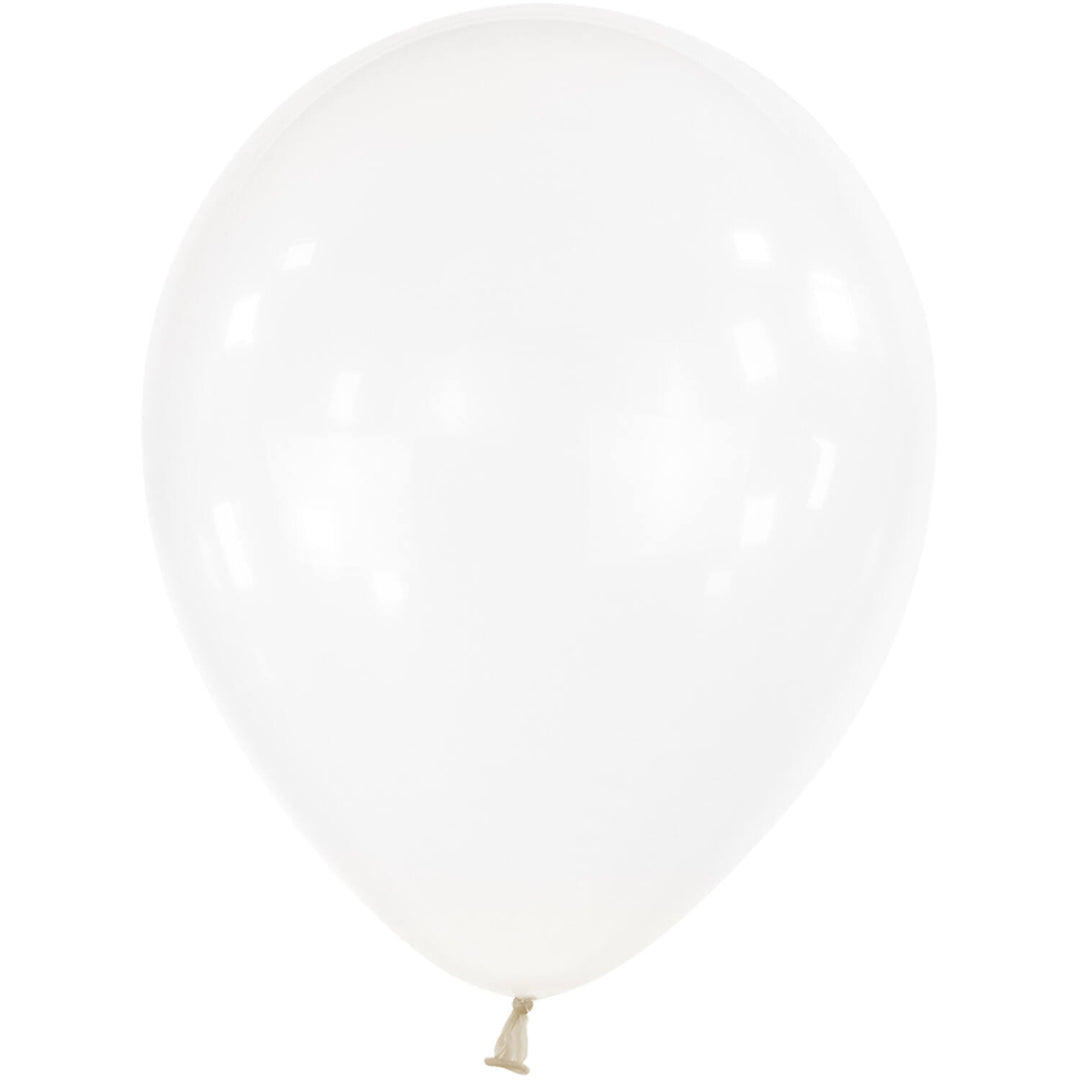 Megapack kleine weisse Luftballons Eco, Ø 12 cm, 100 Stück