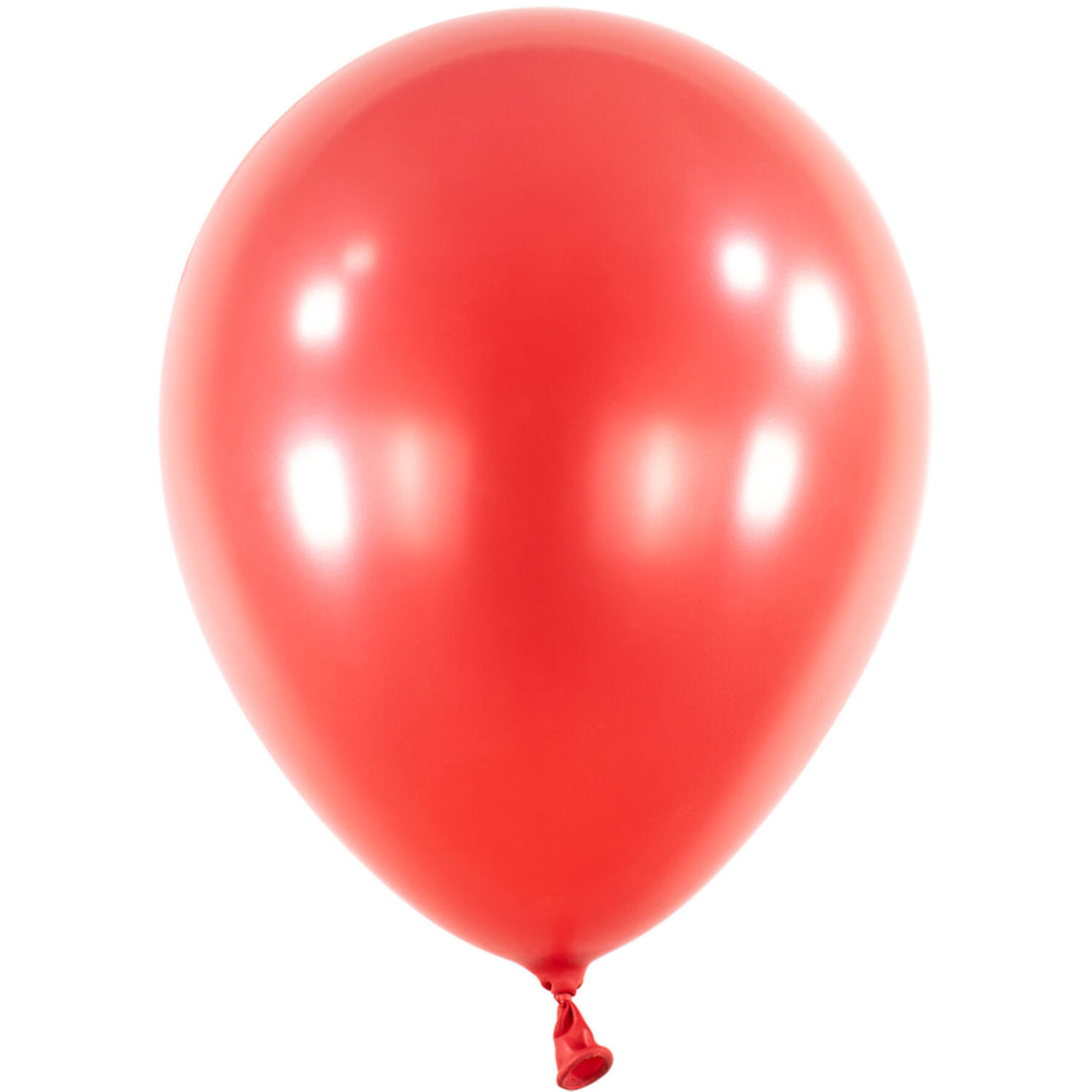 Megapack kleine Eco Luftballons Rot, Ø 12 cm, 100 Stück