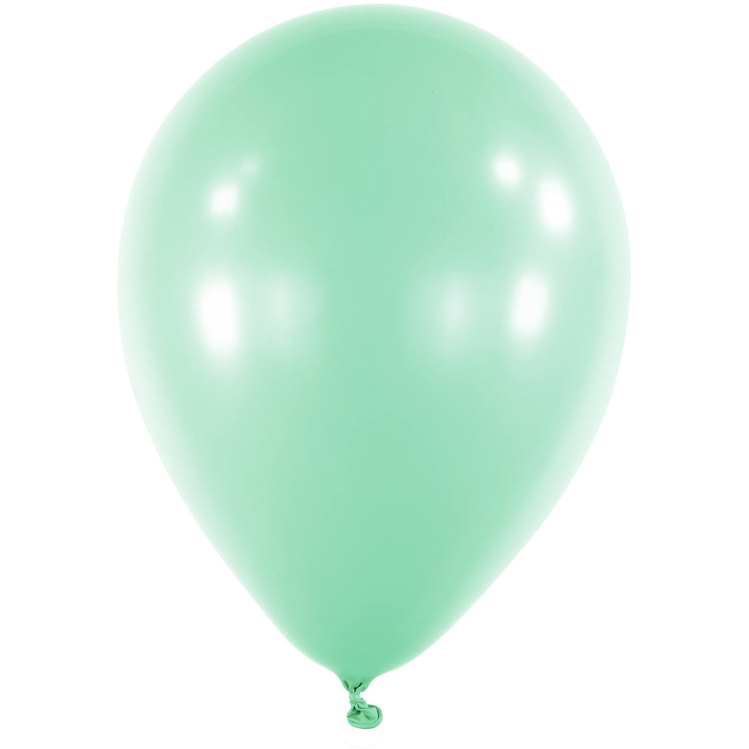 Superpack Eco Luftballons Pastell Mint, Honey Dew, Ø 28 cm, 50 Stück
