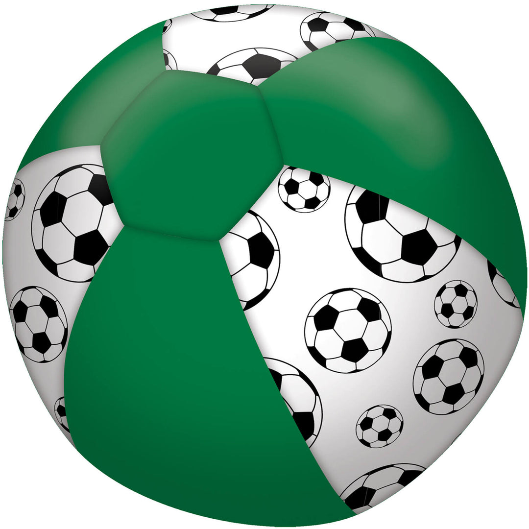 Fussball Folienballons Orbz Kugel für die Fussballparty, 3er Pack, Ø 23 cm