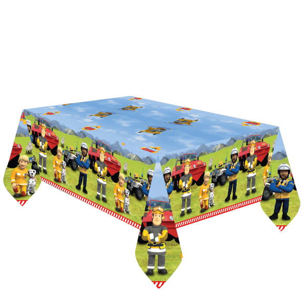 Tischdecke Feuerwehrmann Sam, 1.2m x 1.8m kinderparties-shop