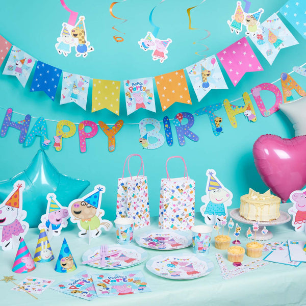 Partytüten Peppa Wutz, 8er Pack kinderparties-shop