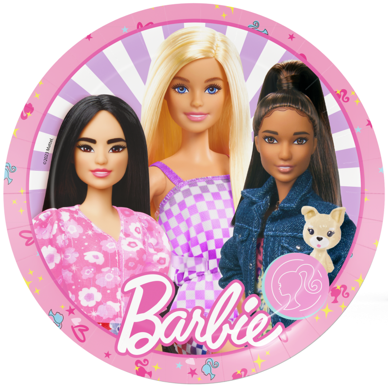 Barbie Party Deko Set, 58-teilig für 6-8 Kinder