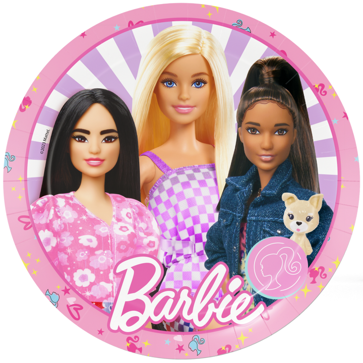 Barbie Party Deko Set, 58-teilig für 6-8 Kinder
