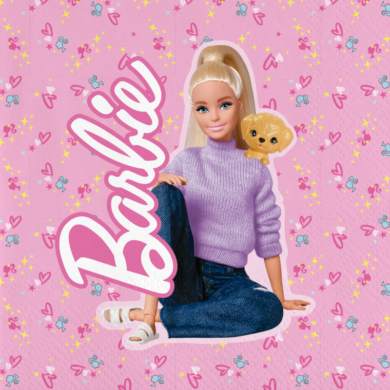 Barbie Party Deko Set, 58-teilig für 6-8 Kinder