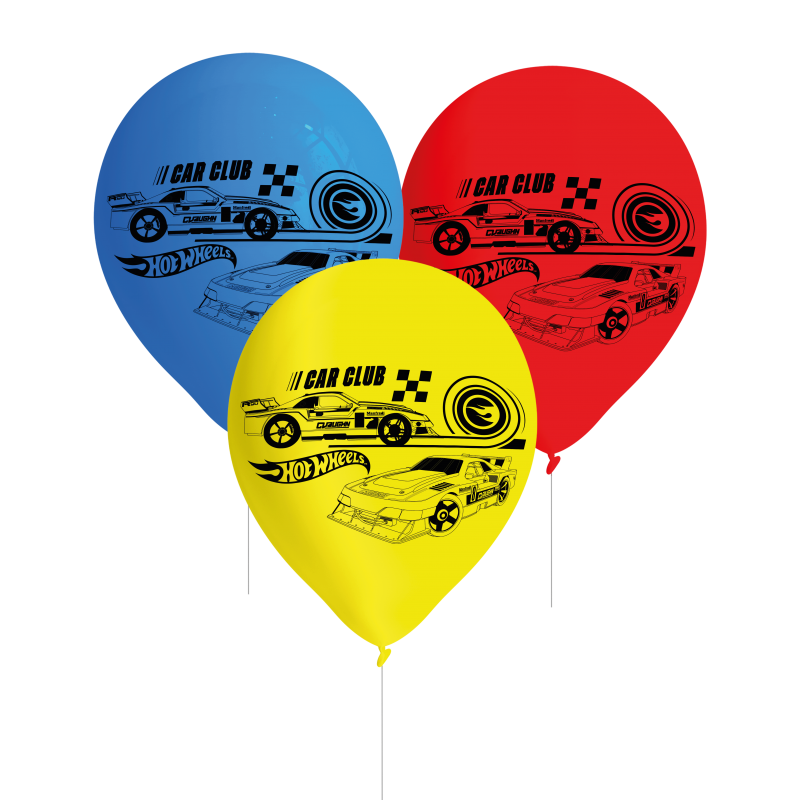 Party Deko Set Hot Wheels, 58-teilig für 6-8 Kinder