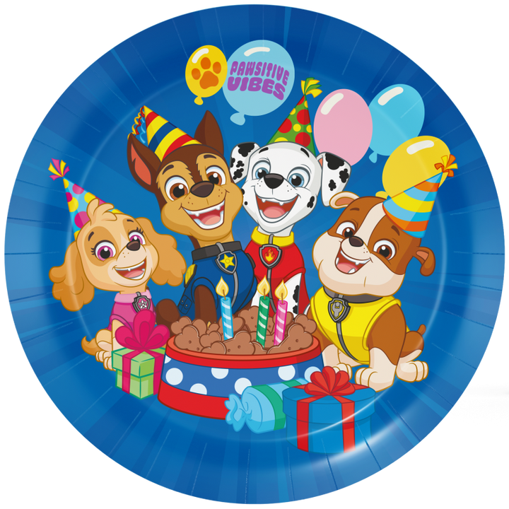 Party Set Paw Patrol, Mottobox für Kindergeburtstag, 58-teilig für 6-8 Kinder