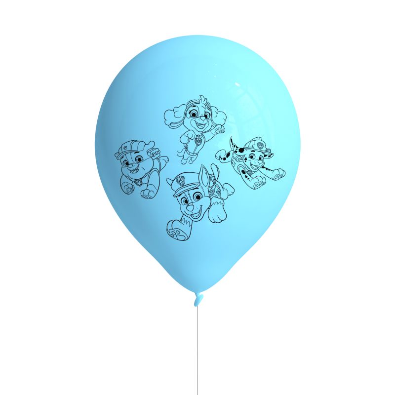 Party Set Paw Patrol, Mottobox für Kindergeburtstag, 58-teilig für 6-8 Kinder