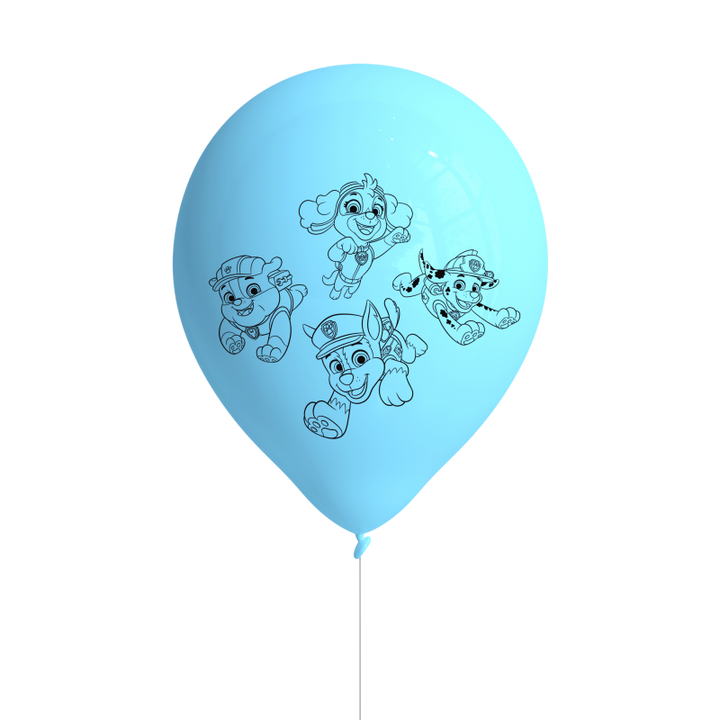 Party Set Paw Patrol, Mottobox für Kindergeburtstag, 58-teilig für 6-8 Kinder