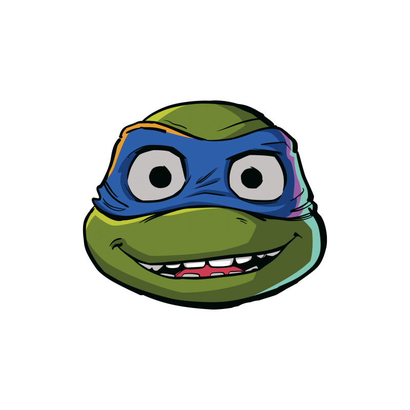 Tortues Ninja, masque, pack de 6