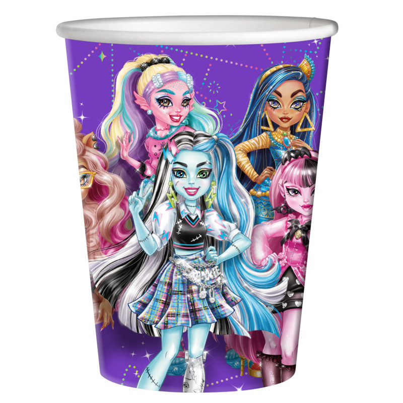 Monster High Party Deko Set, 58-teilig für 6-8 Kinder