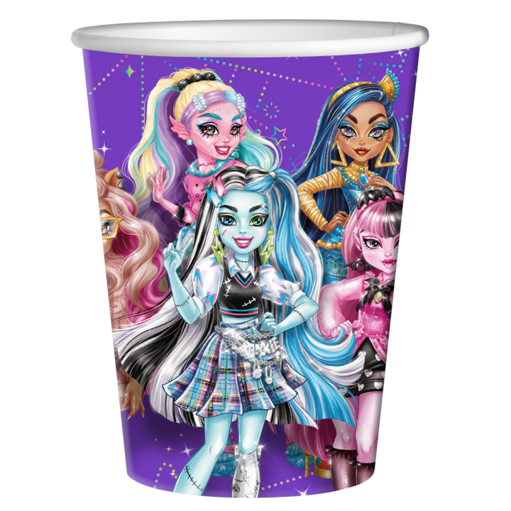 Monster High Party Deko Set, 58-teilig für 6-8 Kinder