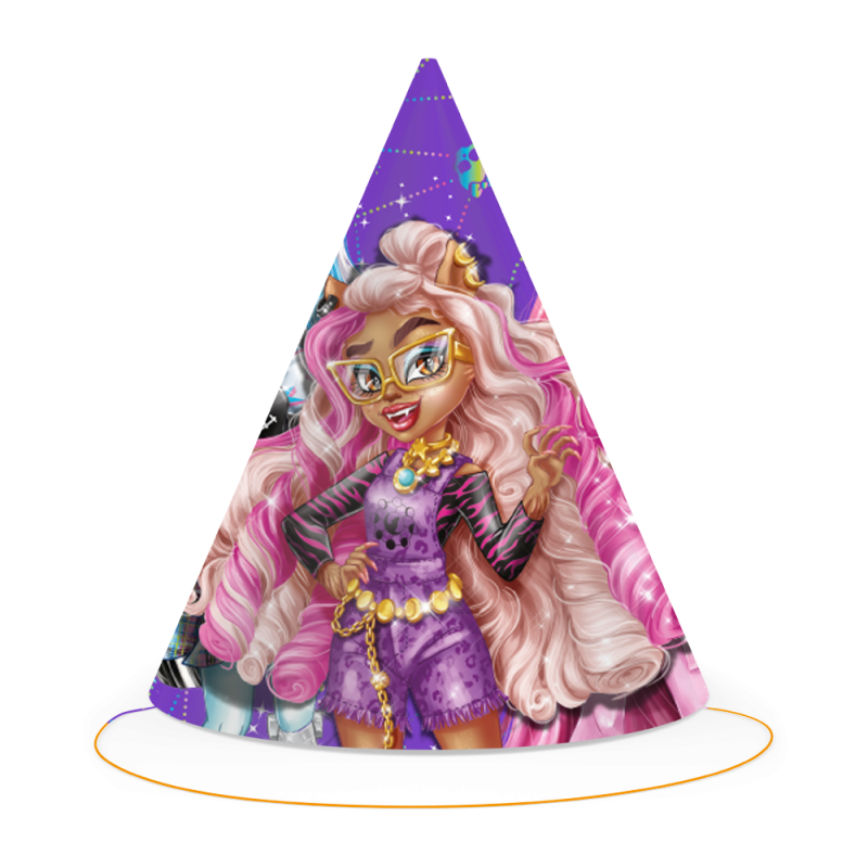 Monster High Party Deko Set, 58-teilig für 6-8 Kinder