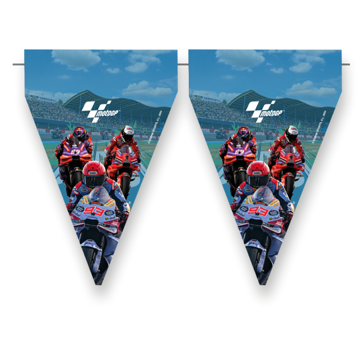 Moto GP, Wimpelkette, Mototrrad, 3 m