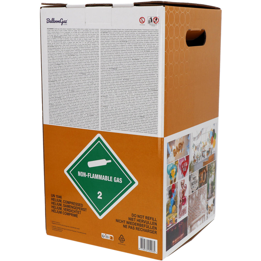 Helium von BalloonGAZ, XL, für bis zu 50 Luftballons