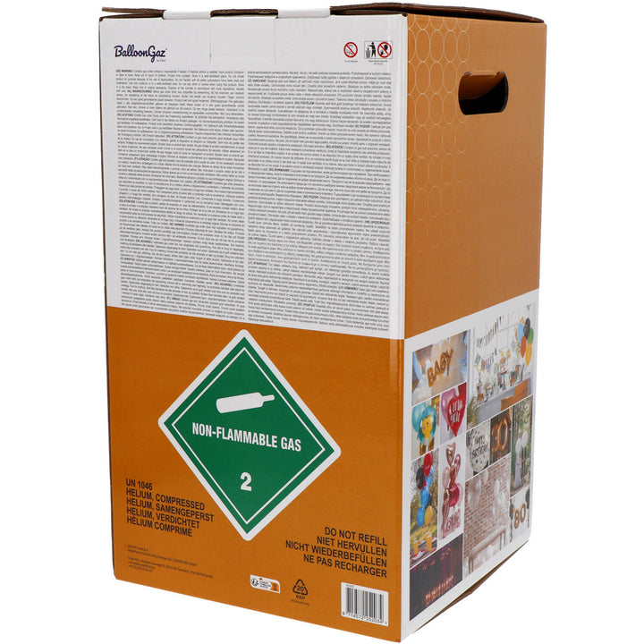 Helium von BalloonGAZ, XL, für bis zu 50 Luftballons