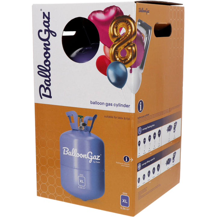 Helium von BalloonGAZ, XL, für bis zu 50 Luftballons