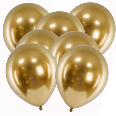 Luftballons Glossy Gold, 30cm, 50er Pack