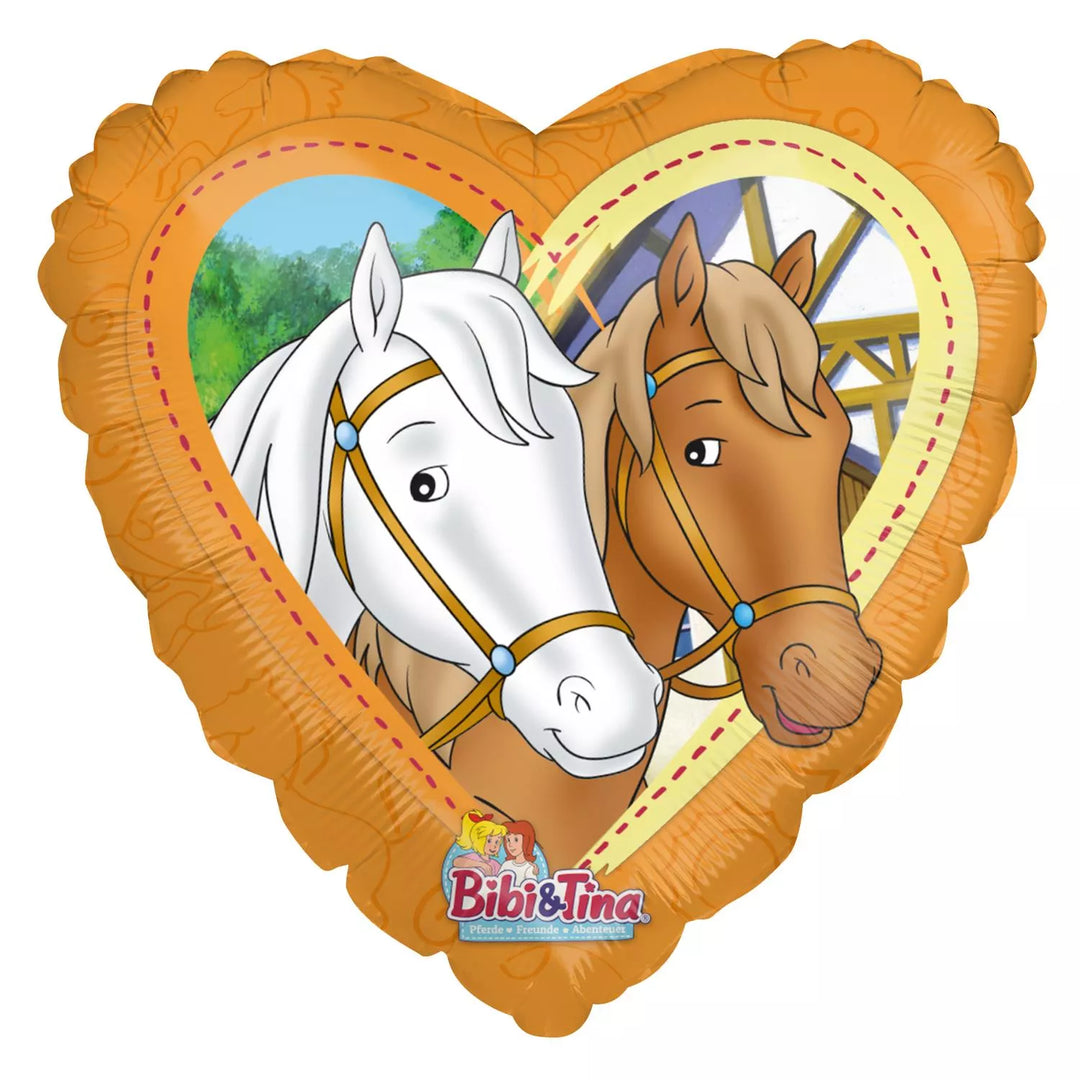 Bibi und Tina "Amadeus und Sabrina" Folienballon kinderparties-shop